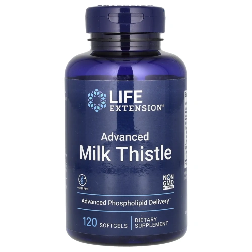 Life Extension, Европейский молочный чертополох, 120 желатиновых капсул
