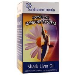 Scandinavian Formulas, Жир из печени акулы 120 капсул