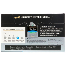 Bigelow, Эрл грей, без кофеина, черный чай, 20 чайных пакетиков, 1,18 унц. (33 г)