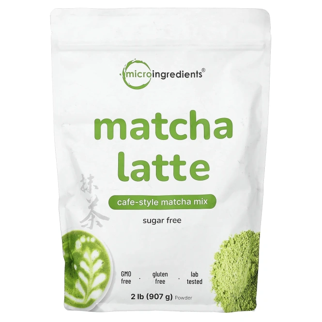 Micro Ingredients, матча латте, 907 г (2 фунта)