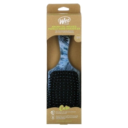 Wet Brush, Кисть для усиления блеска с аргановым маслом, синий цвет, 1 шт.