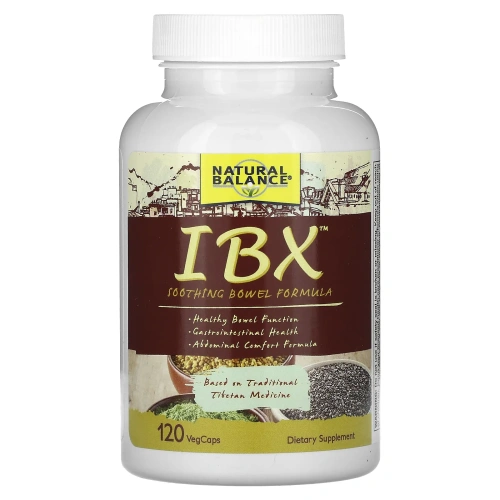 Natural Balance, IBX Soothing Bowel Formula, 120 вегетарианских капсул