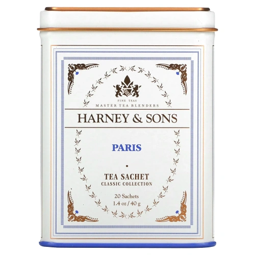 Harney & Sons, Парижский чай, 20 пакетиков, 1.4 унций (40 г)