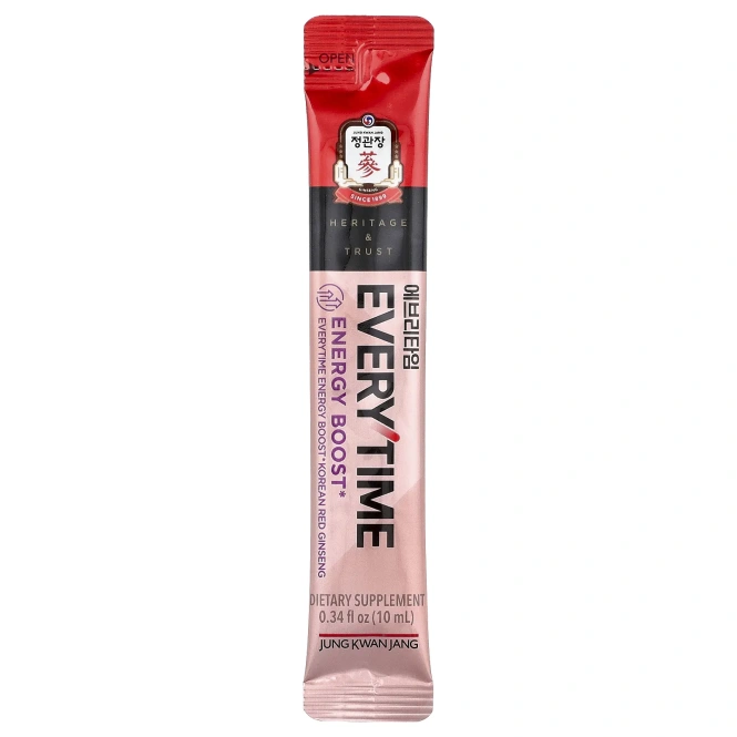 JungKwanJang, Корейский красный женьшень, ежедневное повышение уровня энергии, 10 стиков по 10 мл (0,34 жидк. Унции)