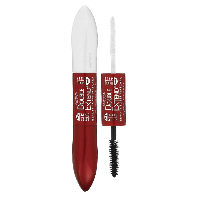 L'Oreal, Тушь для ресниц Double Extend Beauty Tubes, угольно-черный оттенок 575, 5,2 мл / 5 мл