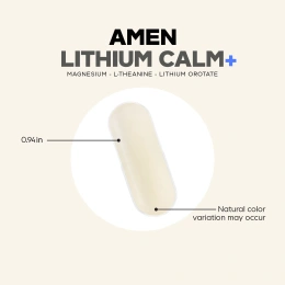 Codeage, Amen Lithium Calm+, 60 растительных капсул