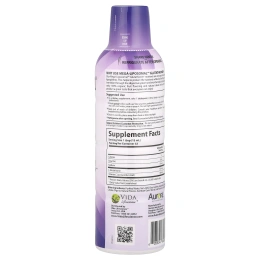 Aurora Nutrascience, мегалипосомальный глутатион+, с витамином C, со вкусом органических фруктов, 750 мг, 480 мл (16 жидк. унций)