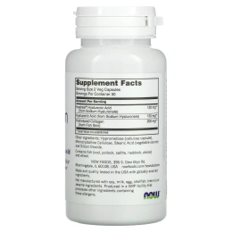 Now Foods, Solutions, средство для восстановления водного баланса с гиалуроновой кислотой Hyabest, 60 растительных капсул