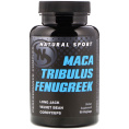 Natural Sport, Якорцы, Мака, Пажитник, Комплекс для мужчин, 90 вегетарианских капсул