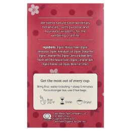 Yogi Tea, травяной чай, вишня, без кофеина, 16 чайных пакетиков, 32 г (1,12 унции)