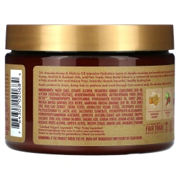 SheaMoisture, Несмываемый кондиционер для интенсивного увлажнения, мед манука и масло мафуры, для очень сухих, поврежденных волос, 340 мл (11,5 жидк. унц.)