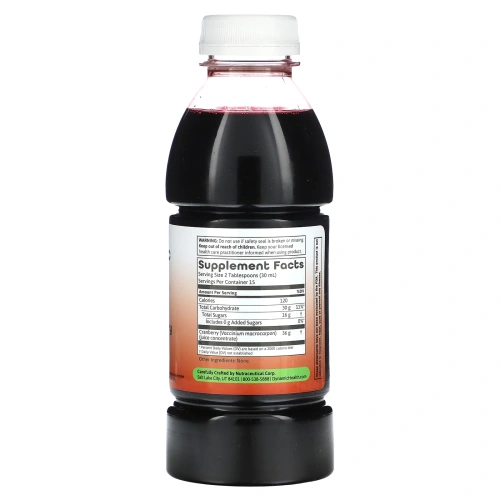 Dynamic Health  Laboratories, Чистая клюква, 100% концентрат сока, без подсластителей, 16 ж. унц.(473 мл)