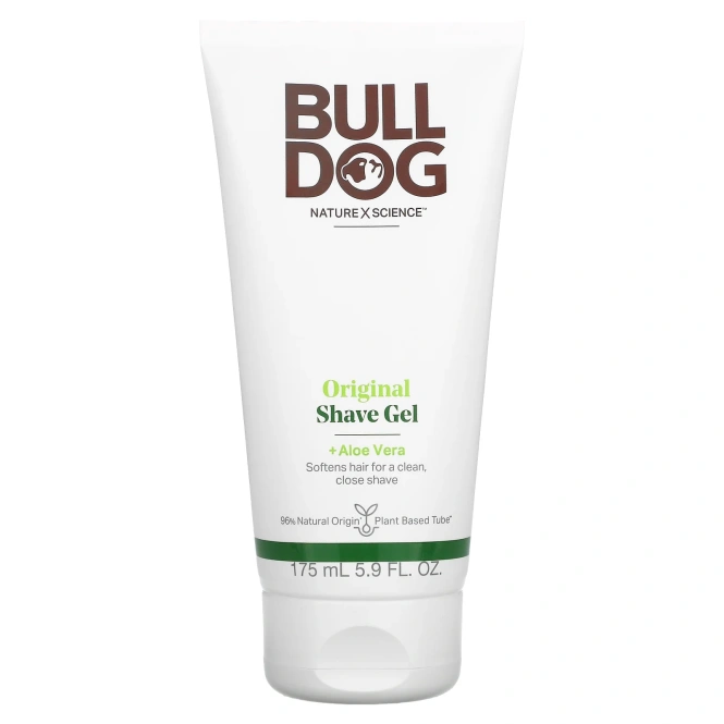 Bulldog Skincare For Men, Оригинальный гель для бритья, 175 мл