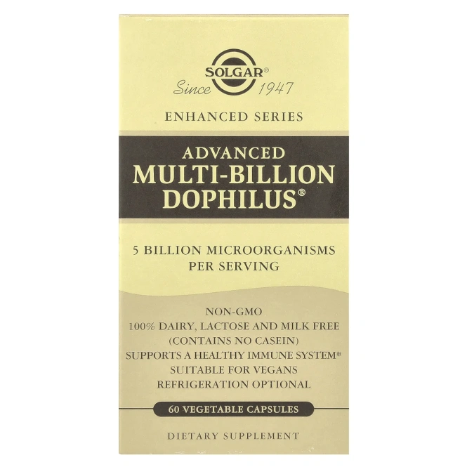 Солгар Мультидофилус плюс (Solgar Advanced Multi-Billion Dophilus)