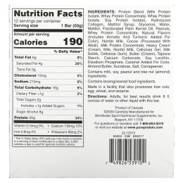 Pure Protein, Pure Protein Bar, Chocolate Peanut Caramel, 12 Bars, 1.76 oz (50 g)