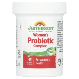 Jamieson Vitamins, Комплекс пробиотиков для женщин, 7 млрд, 45 вегетарианских капсул