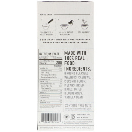 Wildway, Grain Free Instant Hot Cereal, Blueberry Flax, 4 Packets, 7 oz (198 g)