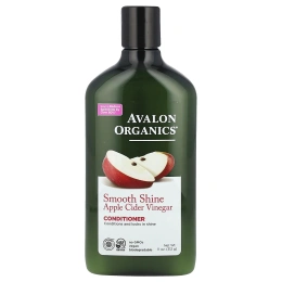 Avalon Organics, Кондиционер, для гладкого блеска, шаг 2, яблочный уксус, 312 г (11 унций)