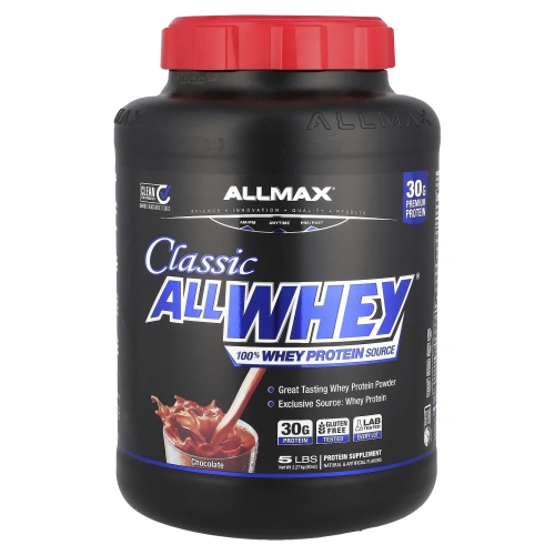 ALLMAX Nutrition, AllWhey Classic, 100% сывороточный протеин, шоколад, 5 ф. (2,27 кг)