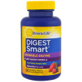 Renew Life, Digest Smart, жевательные таблетки с ферментами, ягодное ассорти, 90 жевательных таблеток