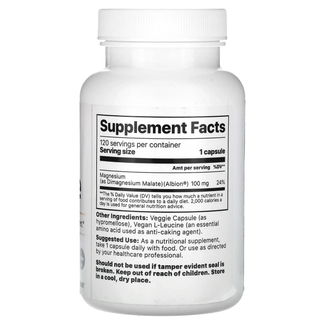 Jigsaw Health, MagPure малат, 120 капсул