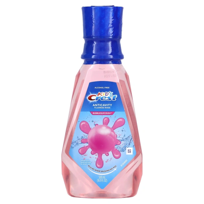 Crest, детский ополаскиватель для рта с фторидами для защиты от кариеса со вкусом жвачки, 500 мл (16,9 жидк. унций)