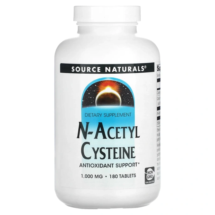 Source Naturals, N-ацетилцистеин 180 таблеток