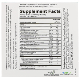 SmartyPants, Полноценные мультивитамины для беременных, 15 пакетов