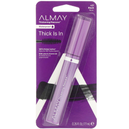 Almay, Водостойкая объемная тушь One Coat, 421, черная, 0,26 ж. унц. (7,7 мл)