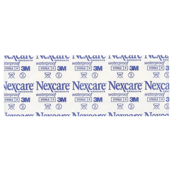 Nexcare, Прозрачные водонепроницаемые бинты, 50 разных размеров