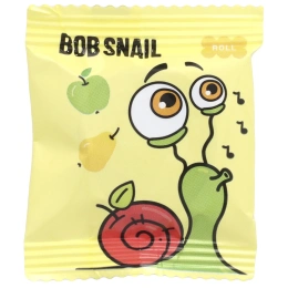 Bob Snail, Фруктовые рулеты, яблоко и груша, 10 пакетиков по 10 г (0,35 унции)
