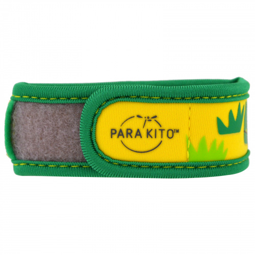Para'kito, Браслет для отпугивания комаров + 2 пеллеты, детский, крокодил, набор из 3 предметов