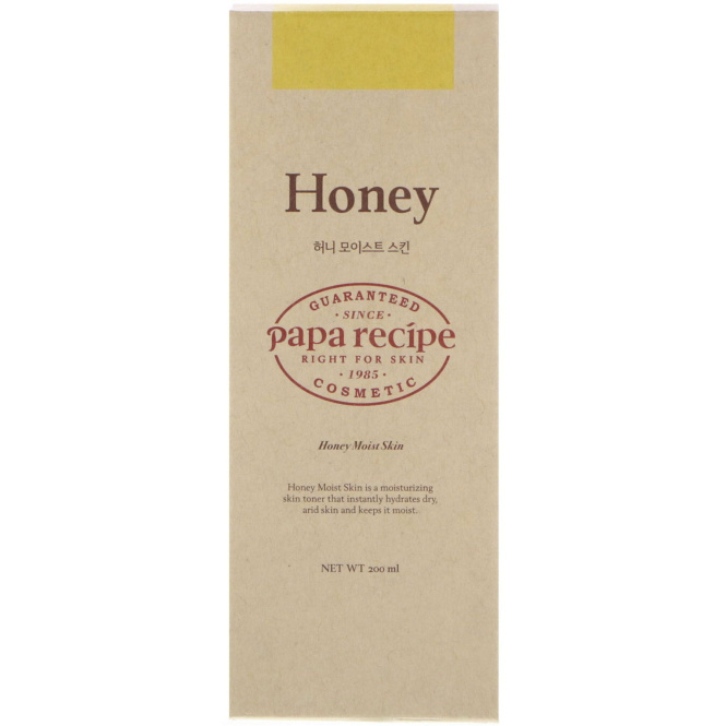 Papa Recipe, Увлажняющий тоник с экстрактом меда, 200 мл