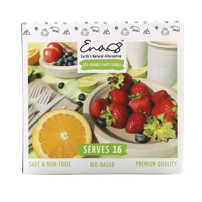 Earth's Natural Alternative, Eco Friendly Party Bundle, набор из экологически чистых продуктов для вечеринок во время пикника, 1 набор