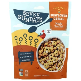 Seven Sundays, Подсолнечные хлопья, кленовая морская соль, 227 г (8 унций)