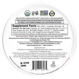 Tummydrops, Двойной имбирь и персик, 18 пастилок