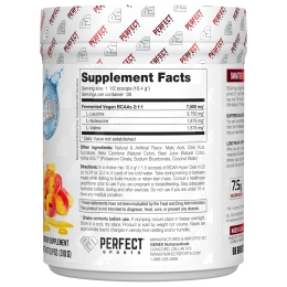 PERFECT Sports, BCAA Hyper Clear, персиковые кольца насыщенного цвета, 310 г (10,9 унции)