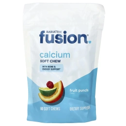 Bariatric Fusion, жевательная добавка с кальцием, фруктовый пунш, 60 жевательных таблеток