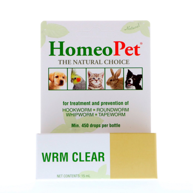 HomeoPet, WRM Clear, 15 мл