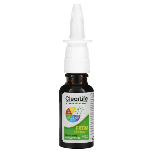 MediNatura, ClearLife, безопасное облегчение, назальный спрей против аллергии, 0,68 ж. унц. (20 мл)
