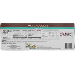 Glutino, Безглютеновые вафли покрытые молочным шоколадом, 4,6 унций (130 г)