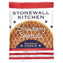 Stonewall Kitchen, вафельное печенье, клубничное печенье, 8 шт. голландского вафельного печенья по 32 г (1,1 унции)