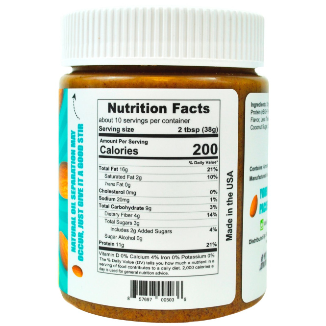 Buff Bake, Белковый миндальный спред, Snickerdoodle, 13 унц. (368 г)