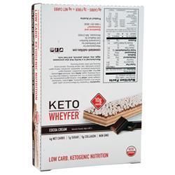 Convenient Nutrition, Шоколадный батончик Keto Wheyfer с какао-кремом 10 батончиков