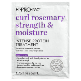 Hi Pro Pac, Curl Rosemary Strength & Moisture, средство для силы и увлажнения волос, интенсивный протеиновый уход, 52 мл (1,75 жидк. унции)