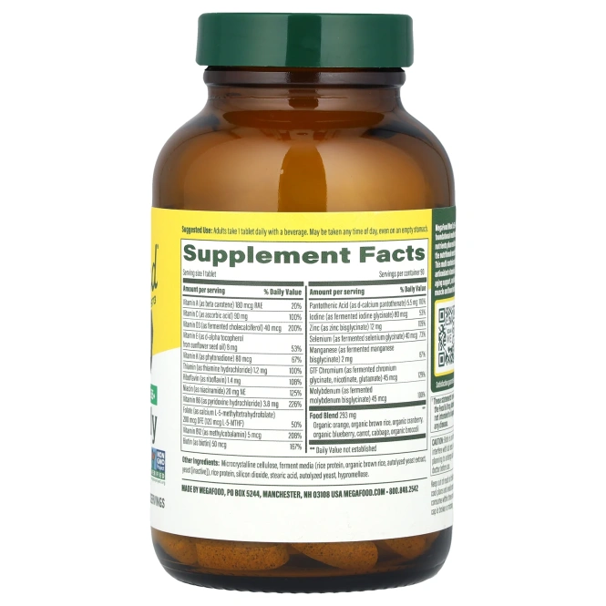 MegaFood, One Daily, добавка для мужчин старше 55 лет, 90 таблеток