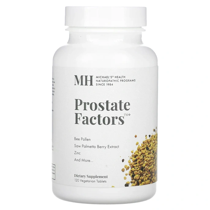 Michael's Naturopathic, Prostate Factors, 120 вегетарианских таблеток