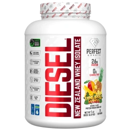 PERFECT Sports, Diesel, изолят сыворотки из Новой Зеландии, ананас и манго, 2,27 кг (5 фунтов)