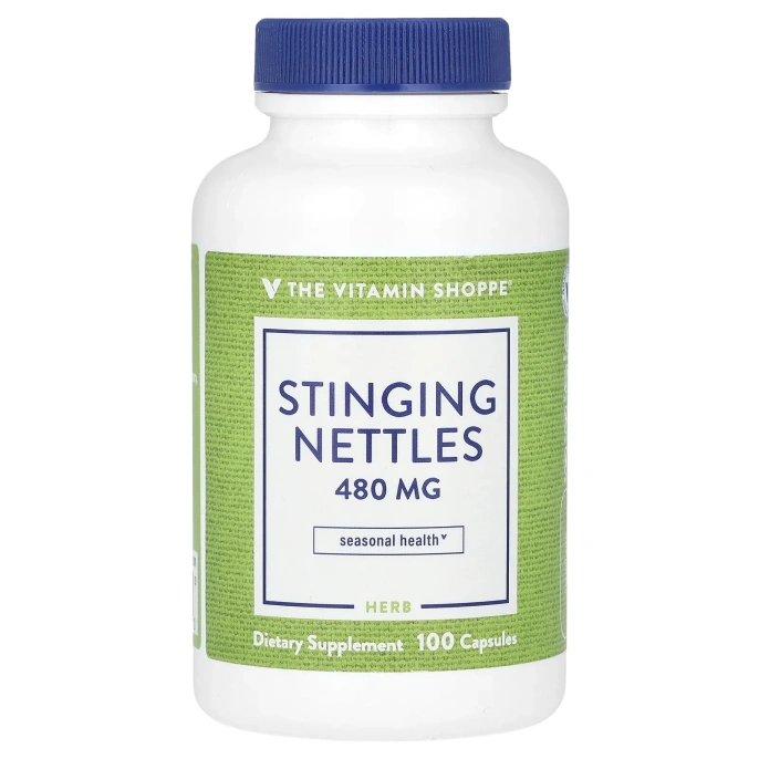 The Vitamin Shoppe, крапива двудомная, 480 мг, 100 капсул