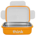 Think, Thinkbaby, ланч бокс, оранжевый, 9 унций (250 мл)